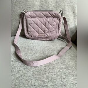 Vera Bradley Carson Mini Shoulder Bag in Dover Mauve Performance Twill